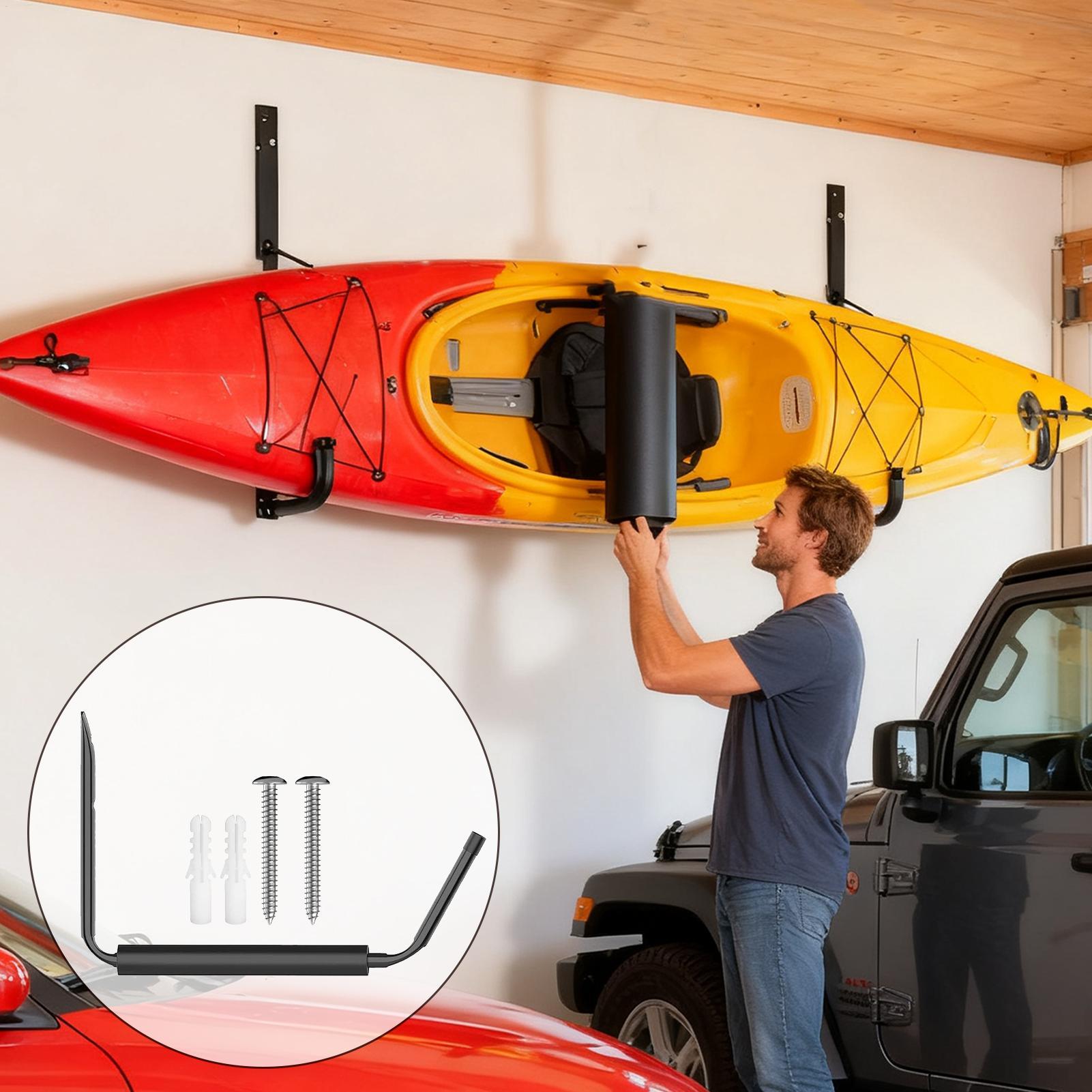 Cycling Gear Wall Hanger - Rack de caiaque para garagem montado