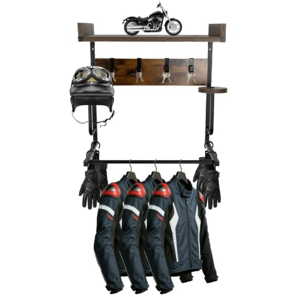 Cycling Gear Wall Hanger - Suporte de Capacete para Motocicleta com