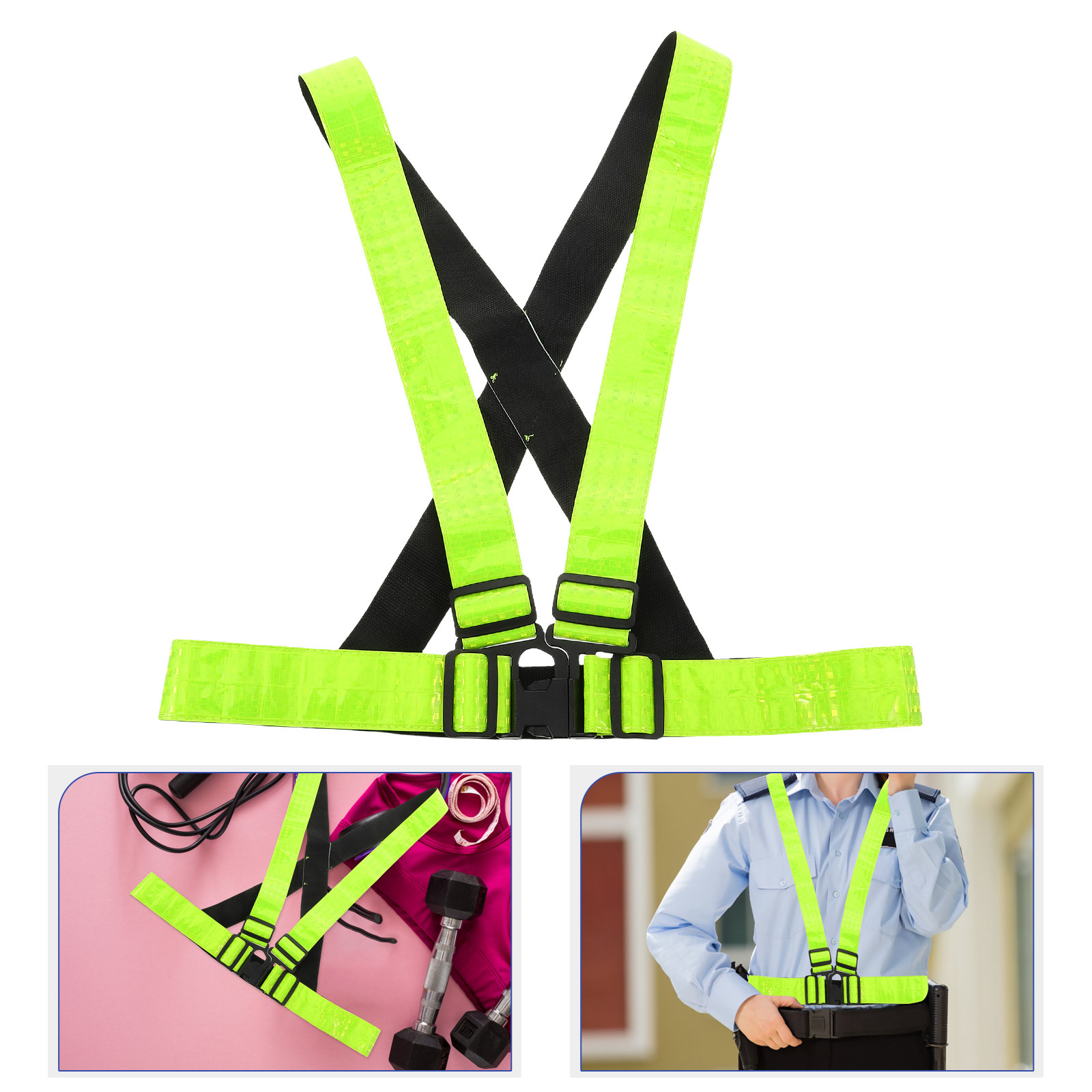 Cycling Visibility Gear - Colete de Corrida de Alta Visibilidade