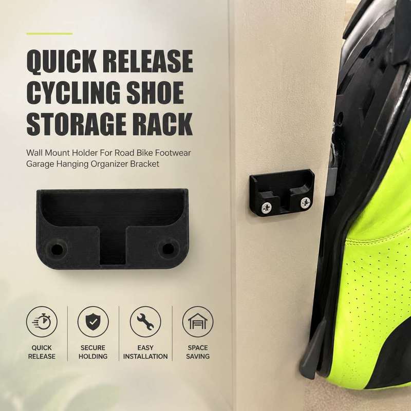 Cycling Gear Wall Hanger - Suporte de parede para armazenamento de