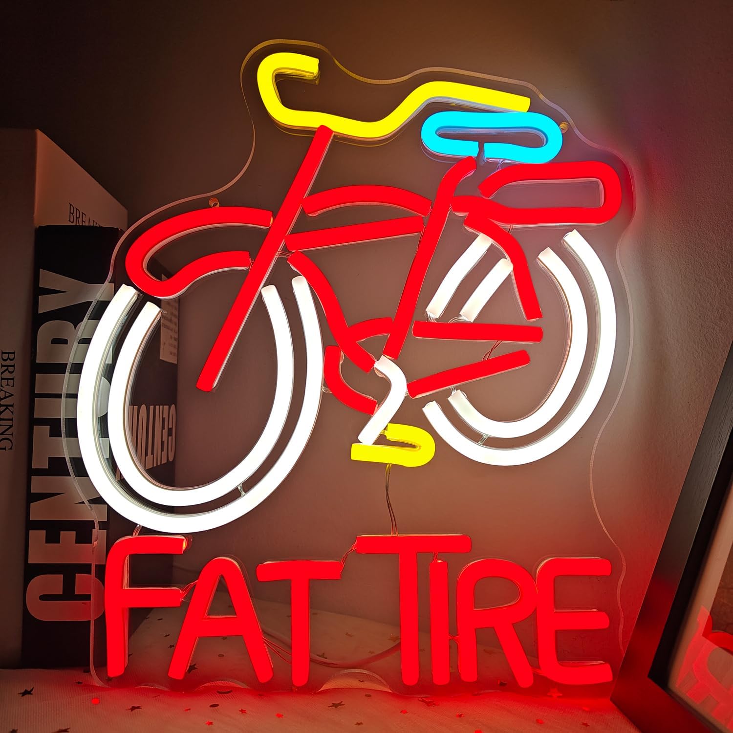 Cycling Gear Shop - Letreiro de LED Neon para Bicicleta