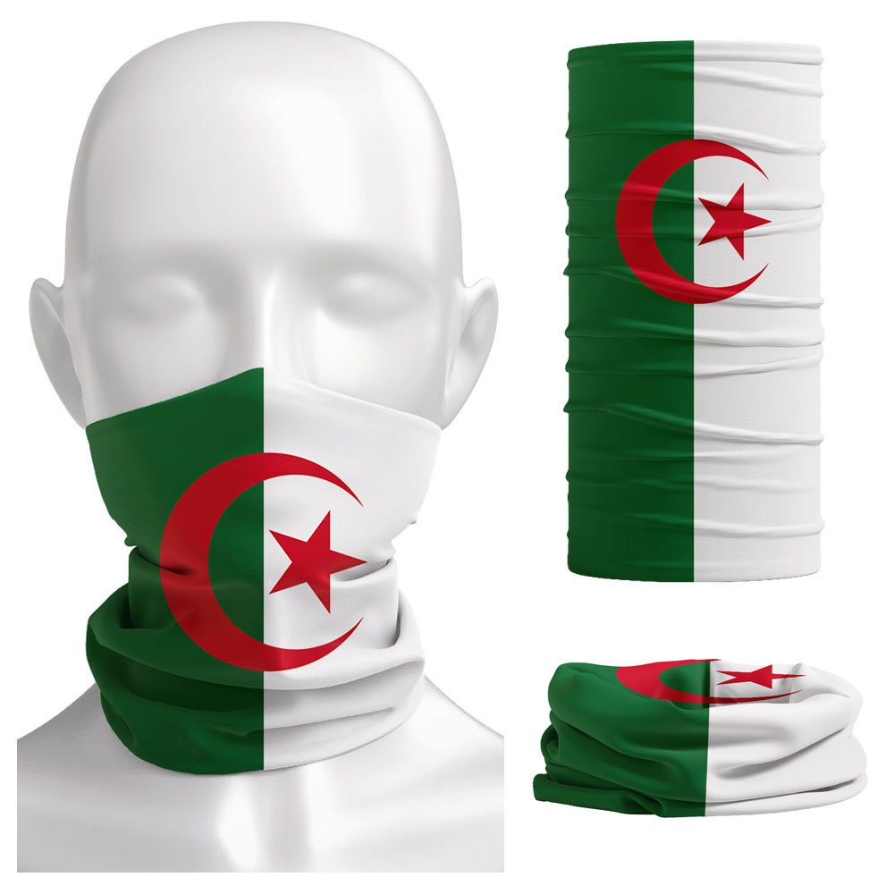 Cycling Gear Usa - Bandeira da Argélia impressa bandana headwear