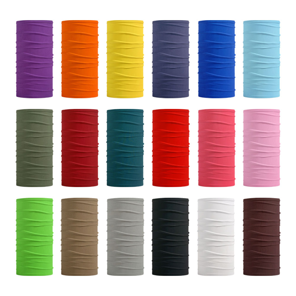 Cycling Gear Usa - Bandanas de cor sólida sem costura