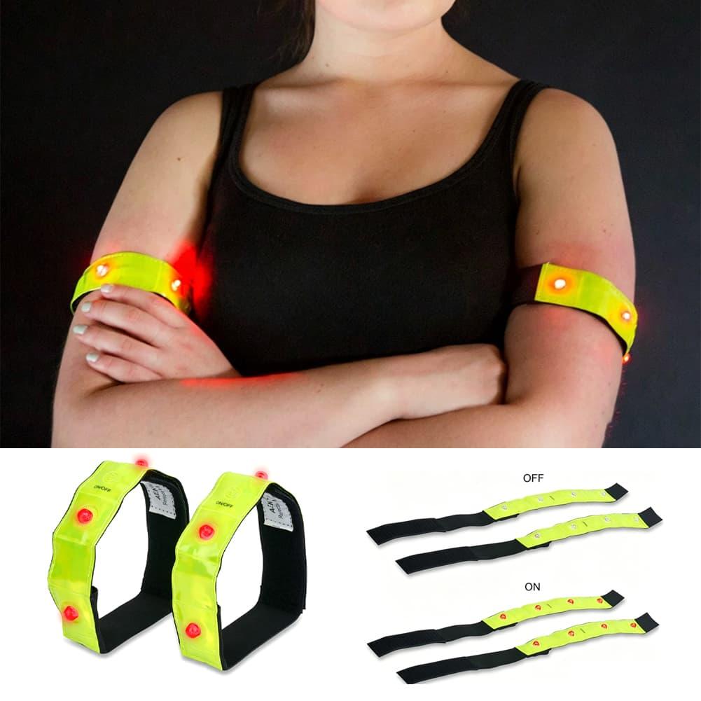 Cycling Visibility Gear - Braçadeira refletiva de led com modos