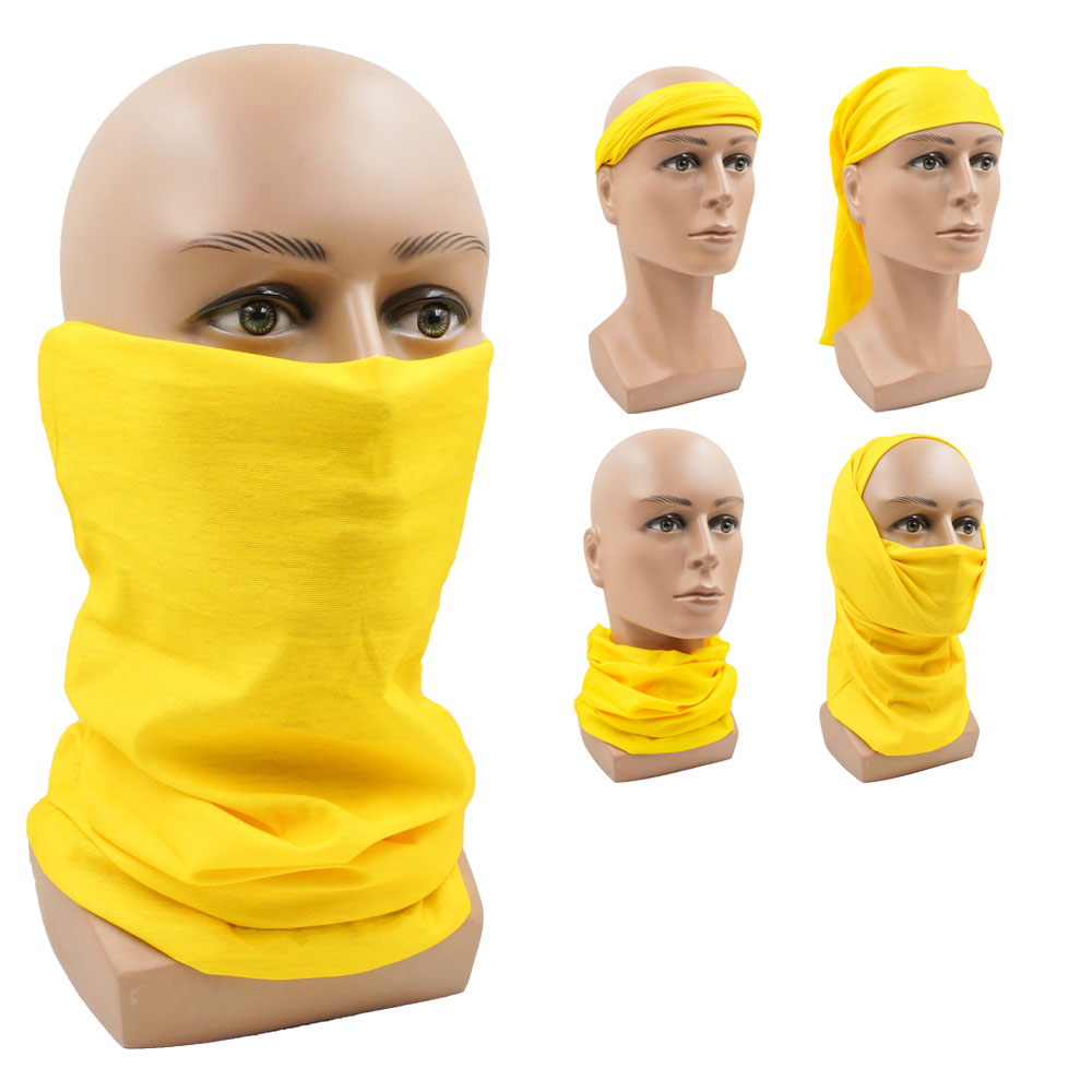 Cycling Gear Usa - Amarelo multifuncional ciclismo pescoço gaiter protetor