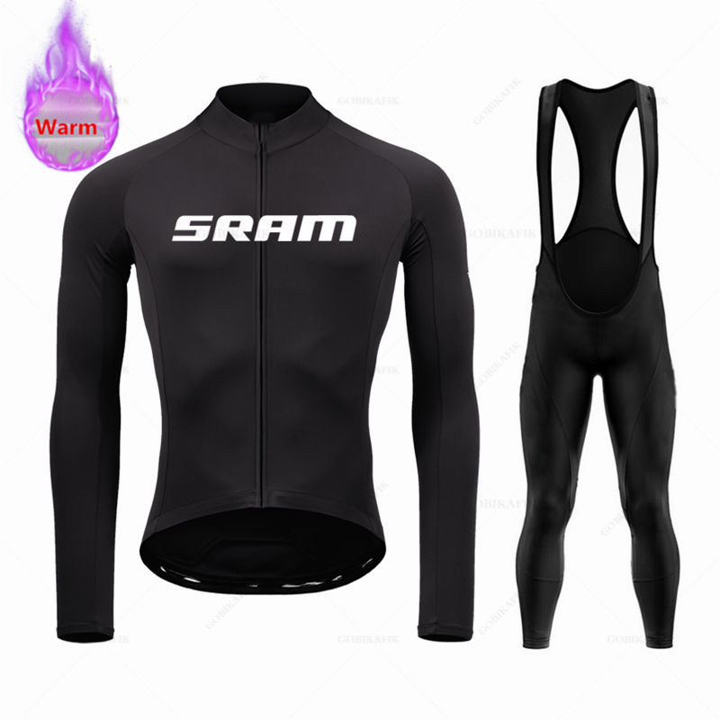 Cycling Gear For Winter - Sram equipe inverno manga longa lã