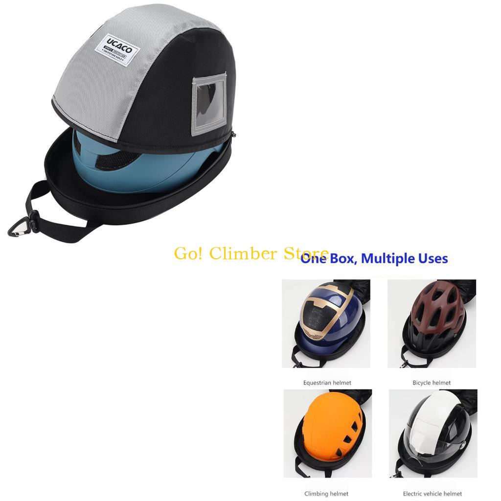Cycling Gear Padding - Bolsa transporte capacete acolchoado Q84C para