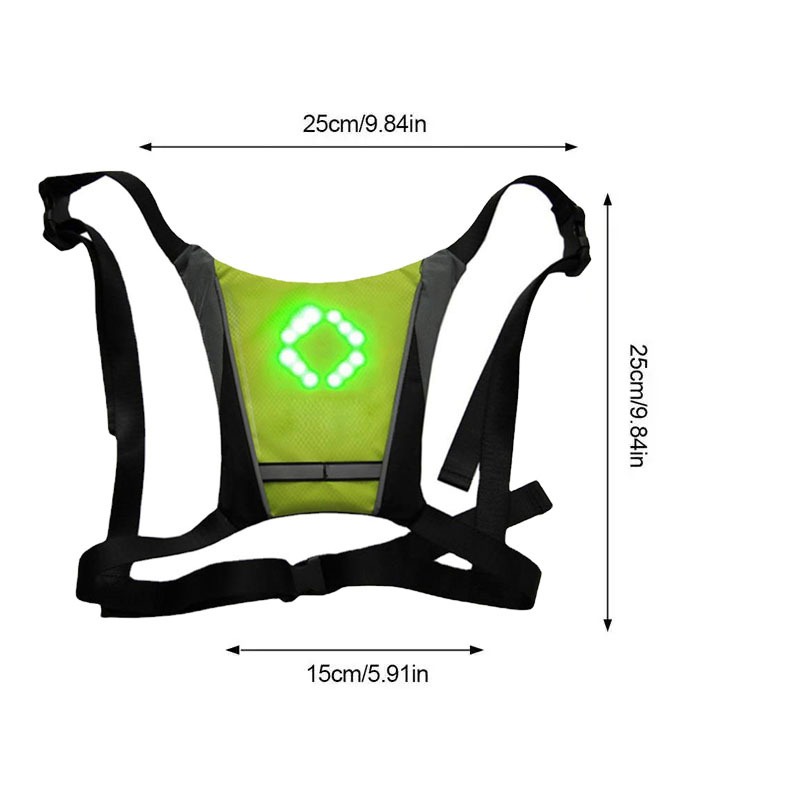 Colete de Segurança com Contro - Cycling Visibility Gear avaliação e preço