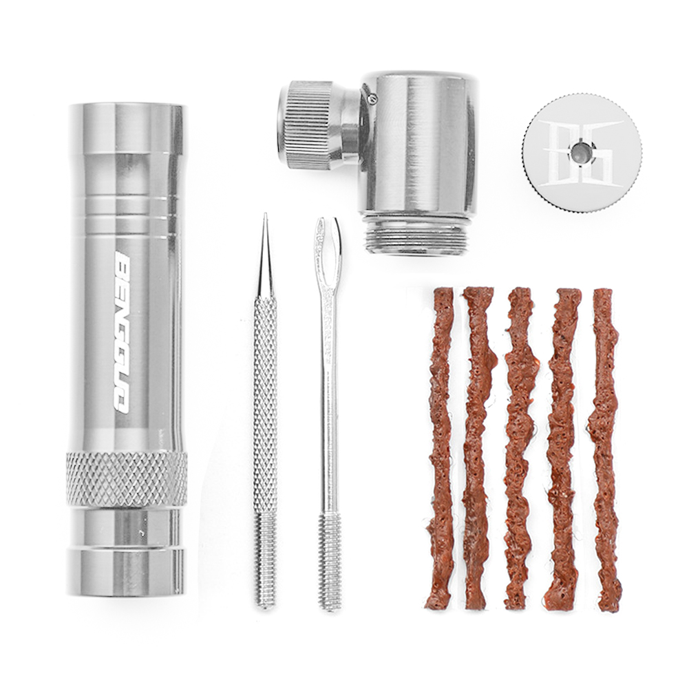 Bomba de bicicleta co2 com kit - Tubeless Tire Sealant avaliação e preço