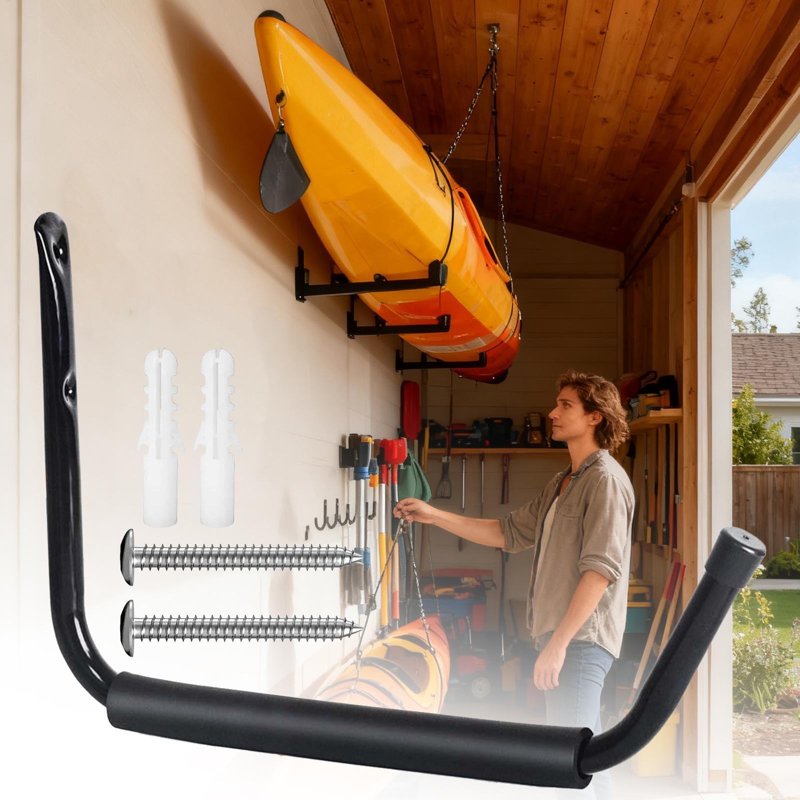 Rack de caiaque para garagem m - Cycling Gear Wall Hanger avaliação e preço