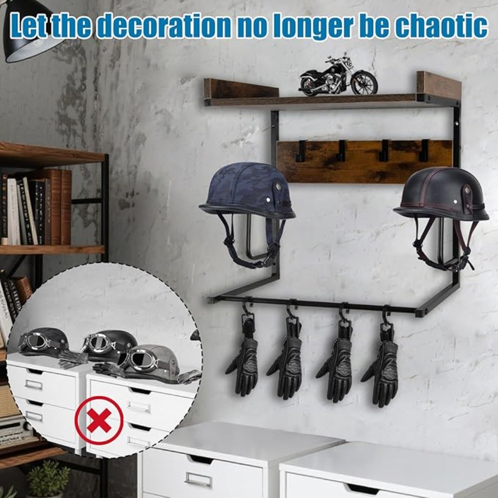 Suporte de Capacete para Motoc - Cycling Gear Wall Hanger avaliação e preço