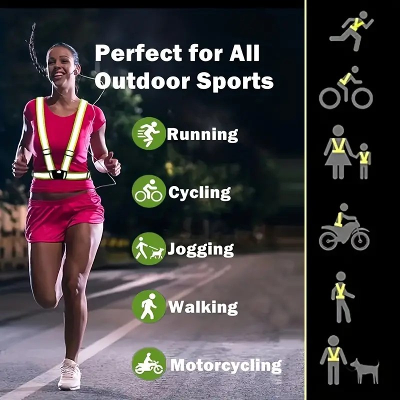 Colete reflexivo equipamento d - Cycling Visibility Gear avaliação e preço