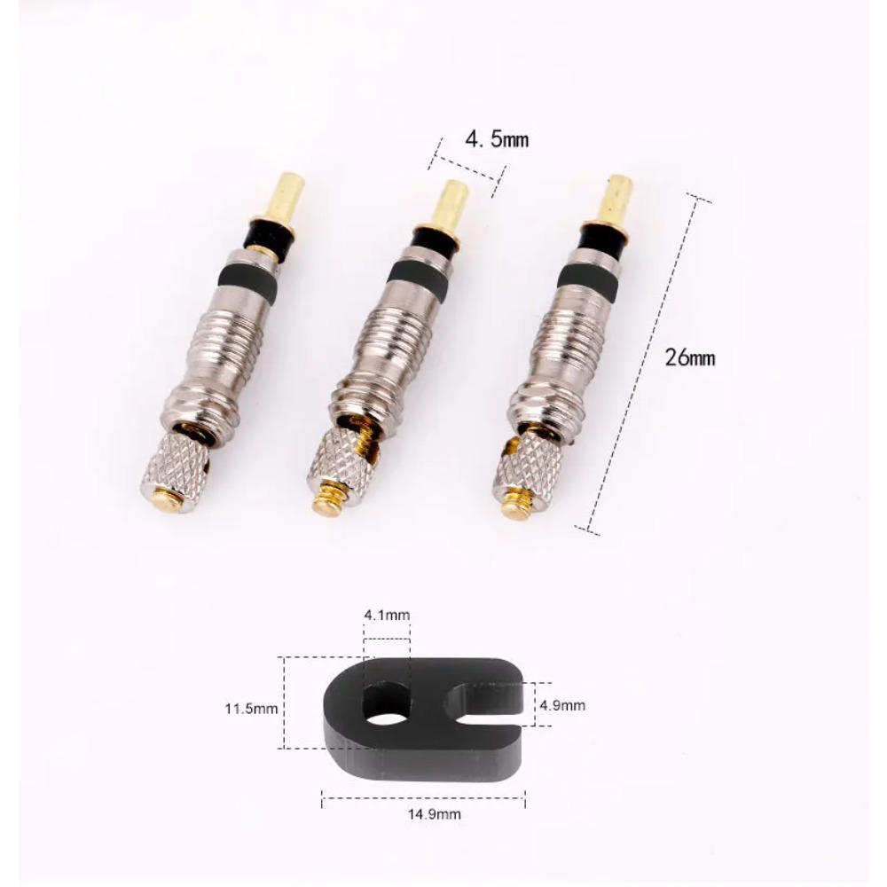 6/18 Peças Adaptador de Válvul - Tubeless Tire Sealant avaliação e preço