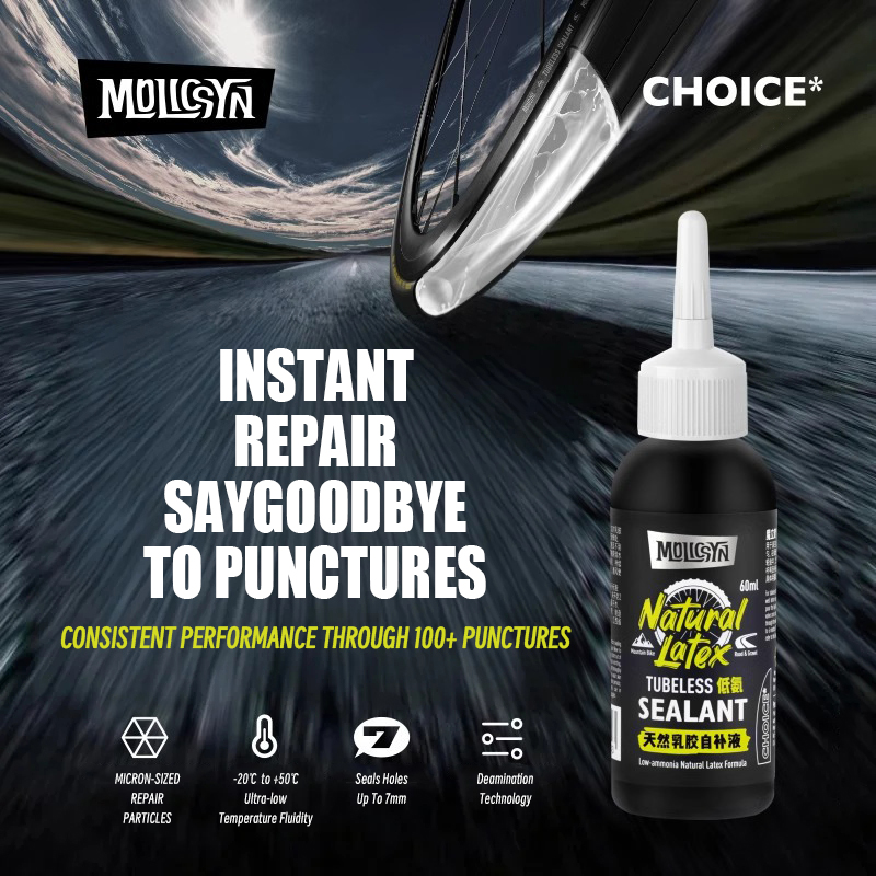 Selante sem câmara de ar Molic - Tubeless Tire Sealant avaliação e preço