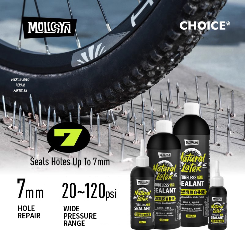 Selante sem câmara de ar Molic - Tubeless Tire Sealant avaliação e preço