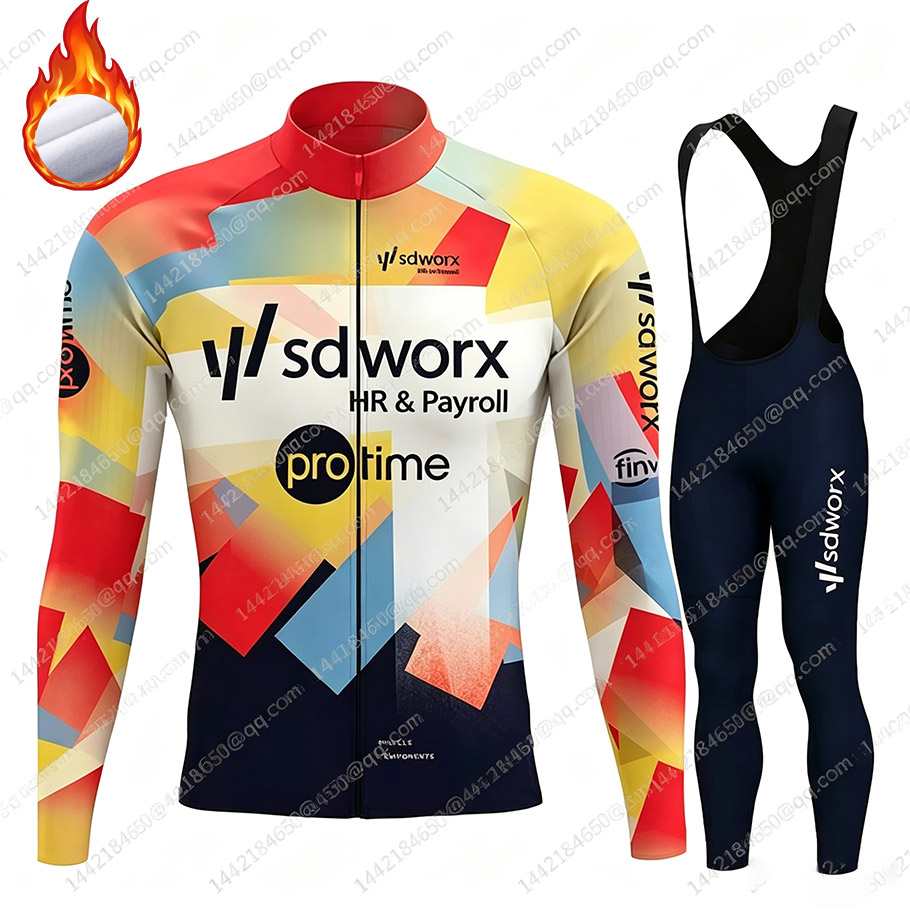 SD Worx 2026 Team-Thermal Flee - Cycling Gear For Winter avaliação e preço