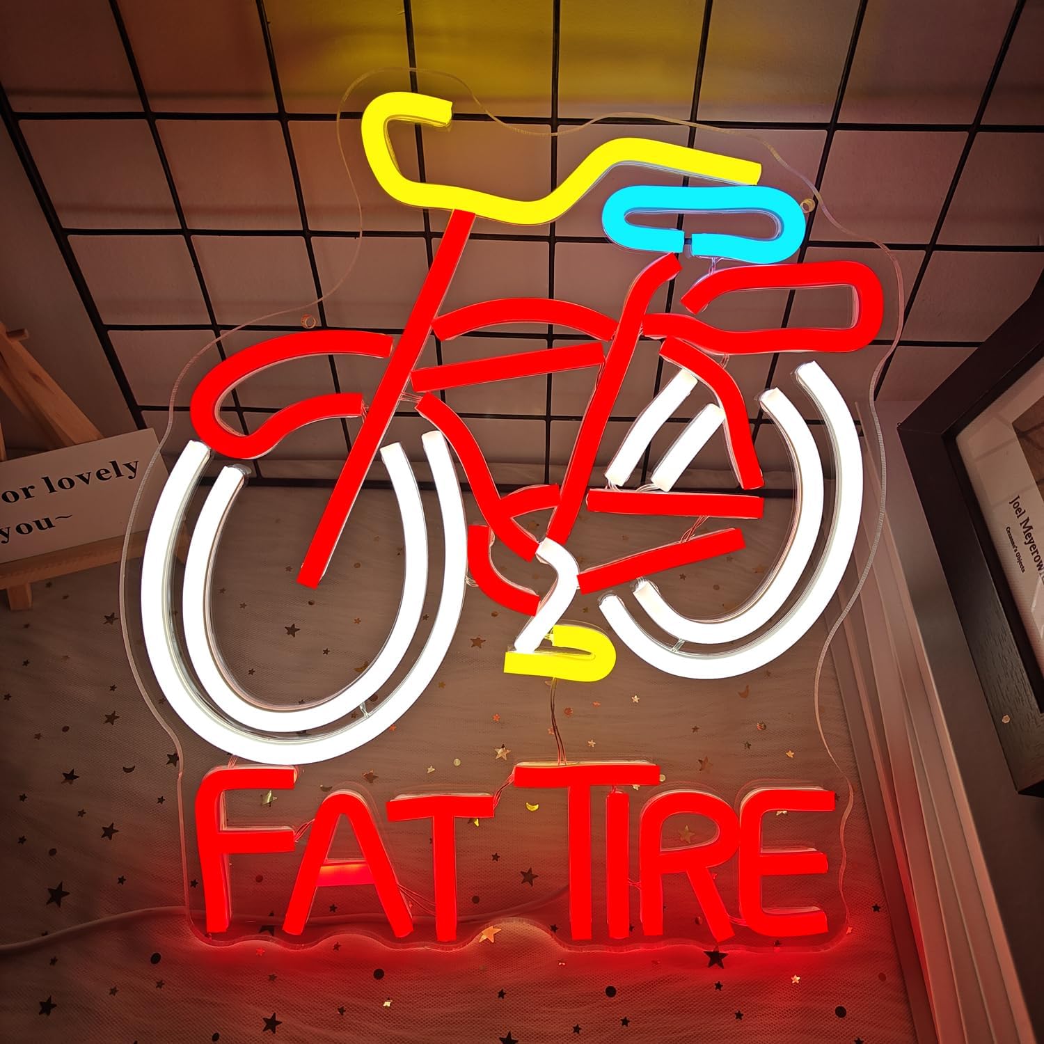 Letreiro de LED Neon para Bici - Cycling Gear Shop avaliação e preço