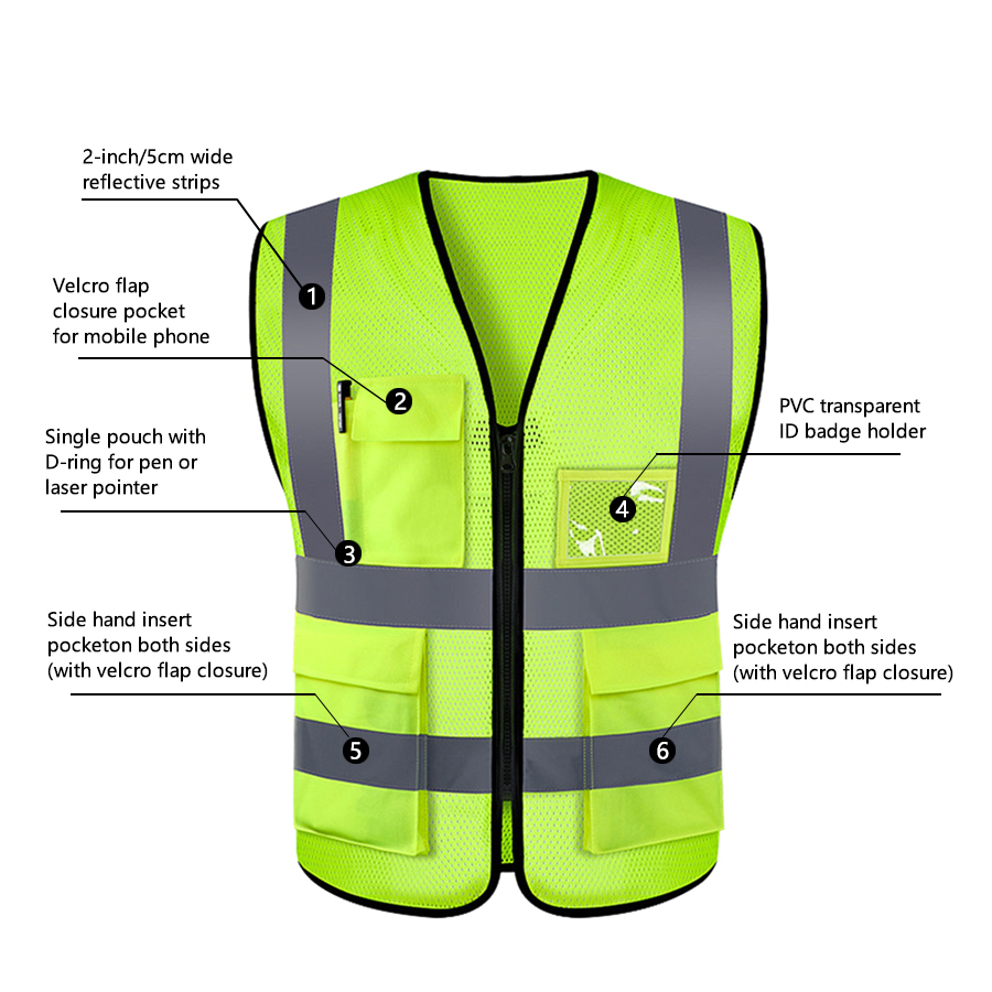Colete de Segurança Ajustável, - Cycling Visibility Gear avaliação e preço