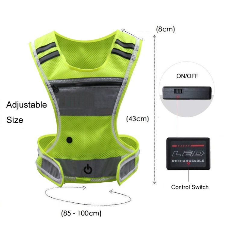 Roupa esportiva com iluminação - Cycling Visibility Gear avaliação e preço