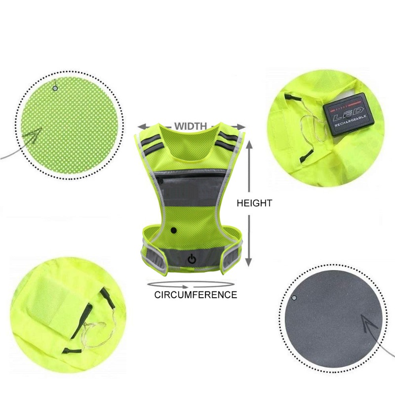 Roupa esportiva com iluminação - Cycling Visibility Gear avaliação e preço