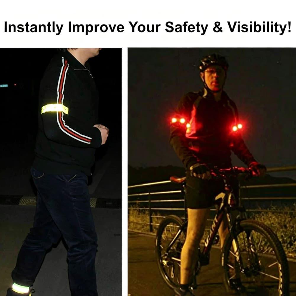 Braçadeira refletiva de led co - Cycling Visibility Gear avaliação e preço