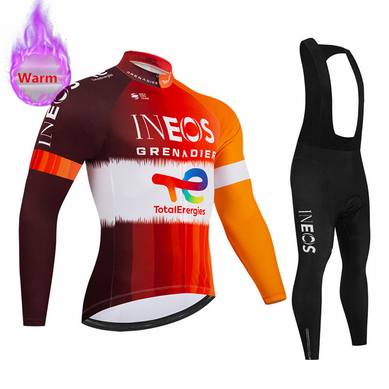 Conjunto de Jersey Térmico de  - Cycling Gear For Winter avaliação e preço